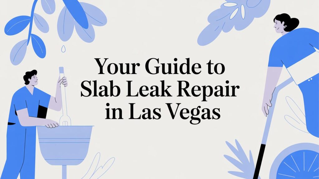 Your Guide To Slab Leak Repair In Las Vegas for 2026 1 Professional plumbers Las Vegas, Henderson & North Las Vegas. Drain cleaning, sewer repair, water heaters. Family-owned, 25 years. Call (702) 480-8070 now!